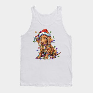 Christmas Puppy Tank Top